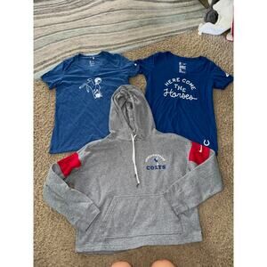 3 lot of Indianapolis colts shirts tops! Size Medium women